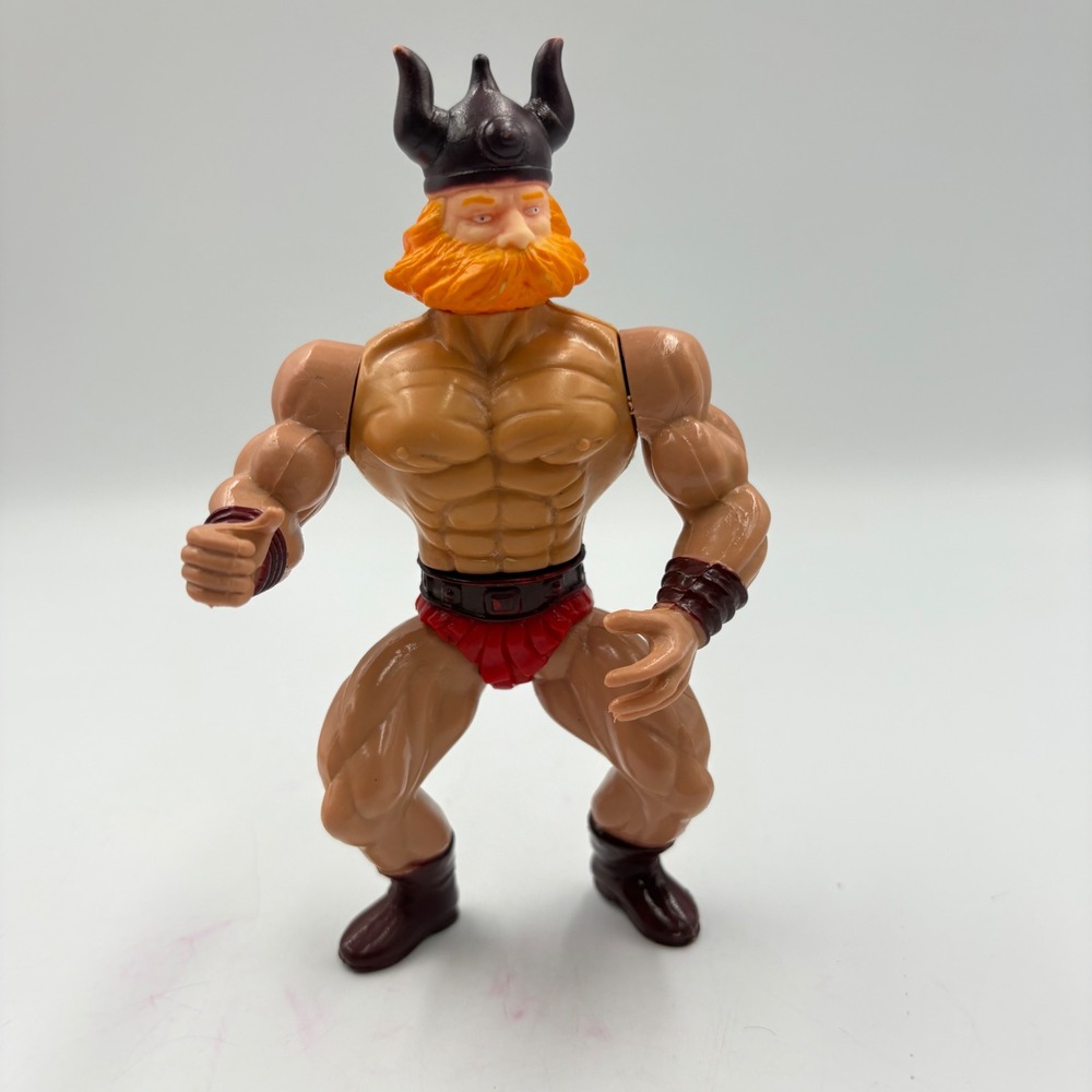 VTG 80s Sungold Galaxy Warriors Huk Thor Viking Figure He-Man MOTU KO Bootleg